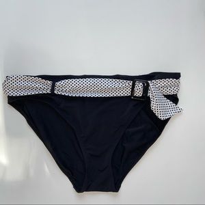 COCO REEF Bikini Swim Bottoms Polka Dot Belt XL